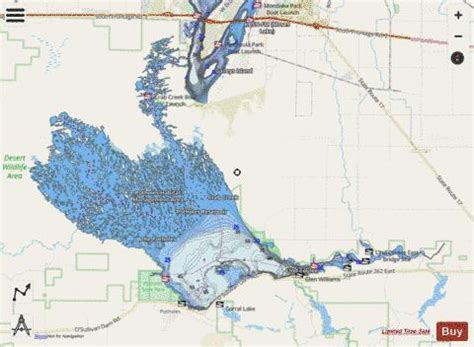 Potholes Reservoir Fishing Map | Nautical Charts App