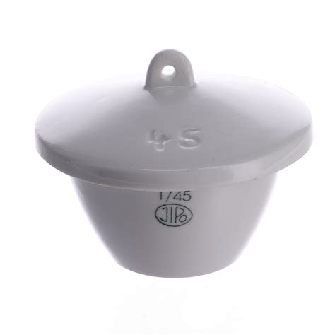 G1674793 - Porcelain Crucible with Lid - 25ml - Pack of 10 | GLS Educational Supplies