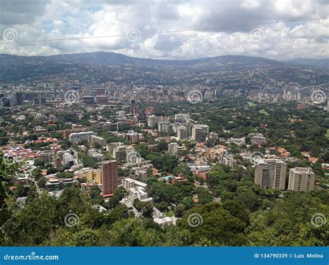 Aerial View of Venezuela Capital City Caracas Editorial Stock Image ...