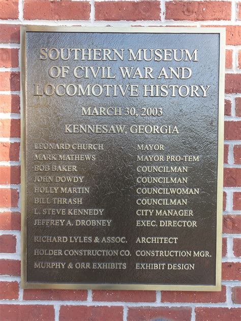 Historic Sites in Cobb County, Georgia: Southern Museum of Civil War and Locomotive History