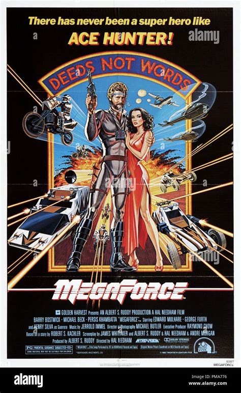 "Megaforce (1982) 20th Century Fox Poster File Reference # 32263 046THA Stock Photo - Alamy