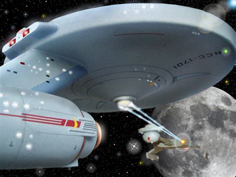 Enterprise vs Klingon D7 by Captain86 on DeviantArt