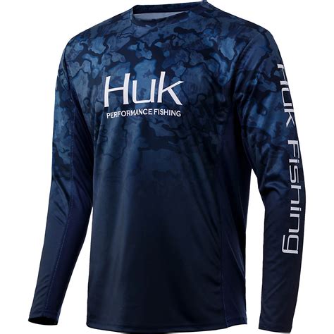 Huk Men's ICON X Fade Long Sleeve Fishing Shirt | Academy