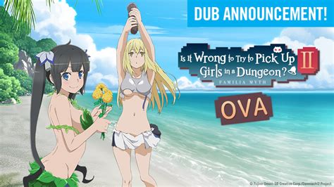 DanMachi 2 OVA Dub Shows Off Its Beach Bod on HIDIVE