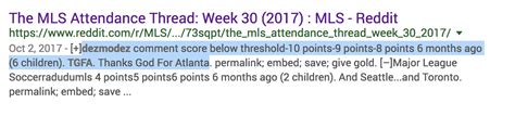 The MLS Attendance Thread: Week 9 (2018) : r/MLS