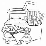 Cheeseburger Coloring Stock Illustrations – 149  sketch template