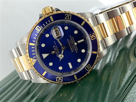 ROLEX SUBMARINER 18CT GOLD AND STEEL 16613 - Carr Watches