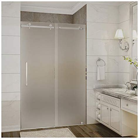 Frosted Glass Shower Door - Glass Designs