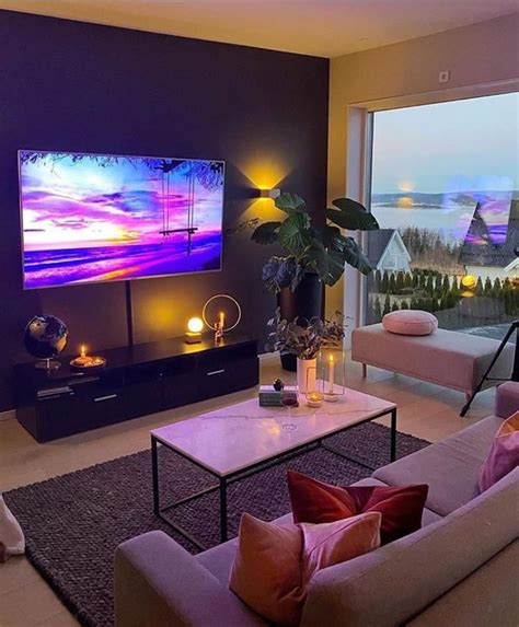 Different TV Background Wall Design Makes The Living Room Look High-end, Atmospheric and ...