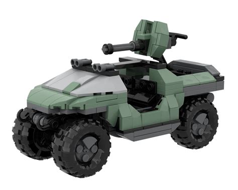 LEGO MOC HALO Warthog (M12 FAV) by AstralProxy | Rebrickable - Build ...