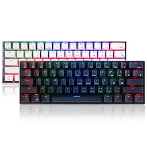 Royal Kludge RK61 61 Keys Mechanical Gaming Keyboard bluetooth Wired Dual Mode RGB Keyboard ...