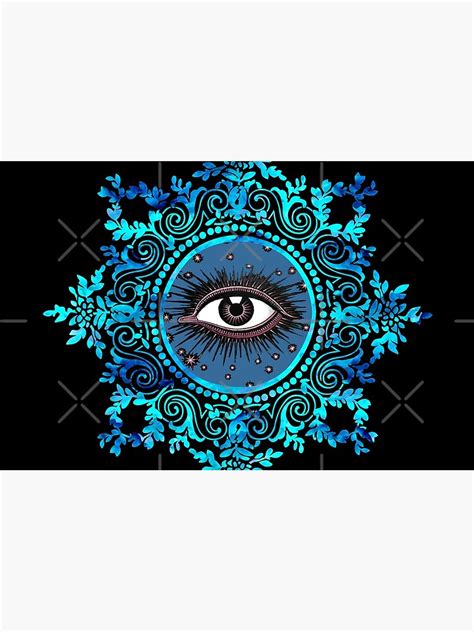 "Psychic eye - All seeing eye - Turquoise" Zipper Pouch by DemetersSpring | Redbubble