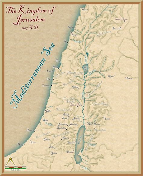 Kingdom of Jerusalem Map - Ars Magica Wiki