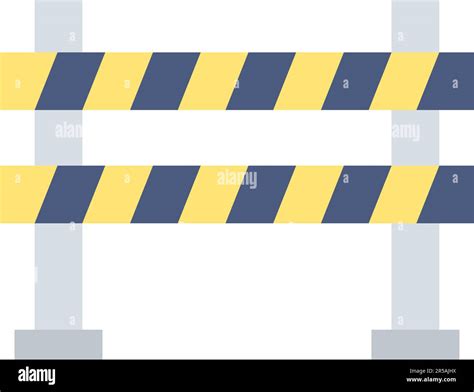 Road Barrier icon vector image Stock Vector Image & Art - Alamy