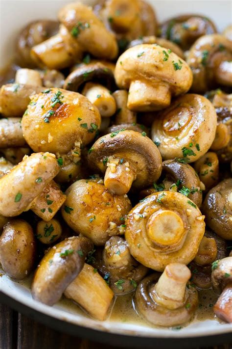 Garlic Mushrooms in Butter Sauce - Dinner at the Zoo