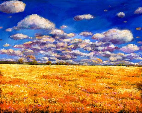 Fields Of Gold Painting by Johnathan Harris