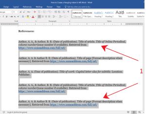 How to create a hanging indent in MS Word - OfficeBeginner