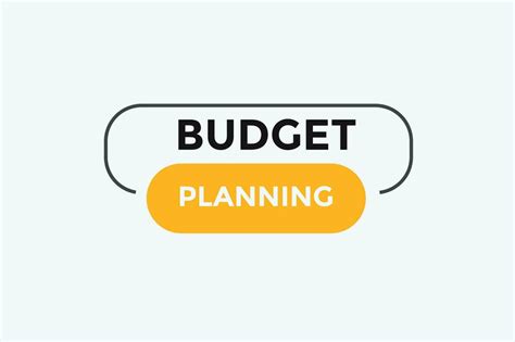 Budget planning button web banner templates. Vector Illustration ...