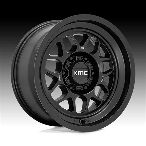 KMC KM725 Terra Satin Black Custom Truck Wheels - KM725 / Terra - KMC Adventure - Custom Wheels ...