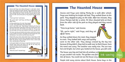 Halloween Haunted House Story PDF | Halloween Resources