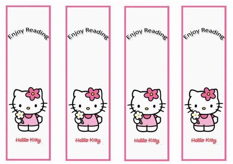 Hello Kitty Bookmarks – Birthday Printable | Hello kitty book, Hello ...