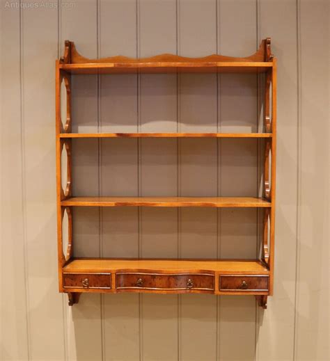 Antiques Atlas - Yew Wood Wall Shelves