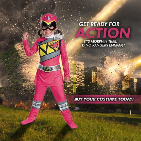 Pink Power Rangers Costume for Toddlers. Official Licensed Pink Ranger ...