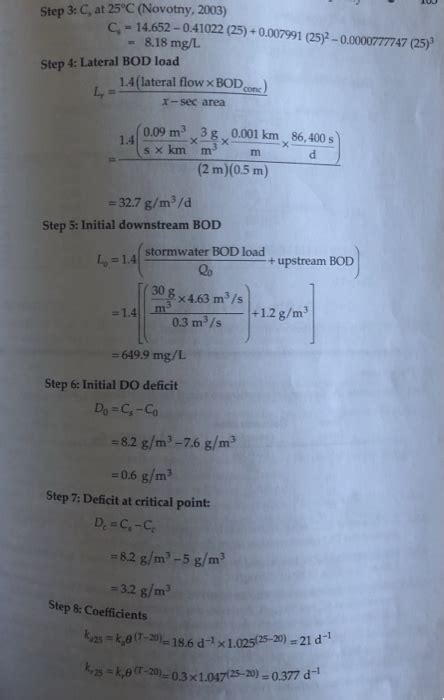 Dissolved Oxygen Sag Equation - Tessshebaylo