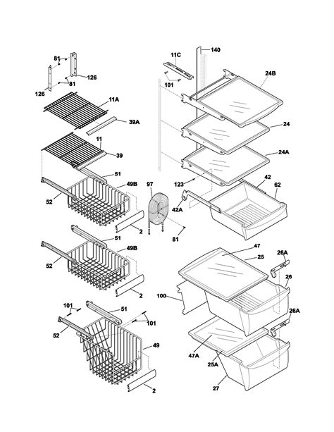 Frigidaire Refrigerator Drawer Parts