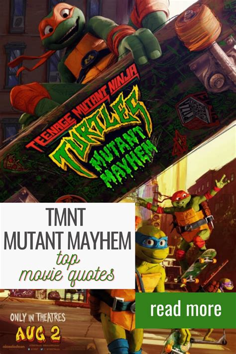 Teenage Mutant Ninja Turtles: Mutant Mayhem Movie Quotes - Enza's Bargains