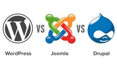 WordPress vs Joomla vs Drupal CMS Comparison - Developers, Designers ...