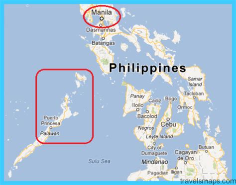 Map of El Nido, Palawan - TravelsMaps.Com