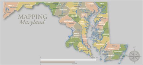 Maryland Map - United States