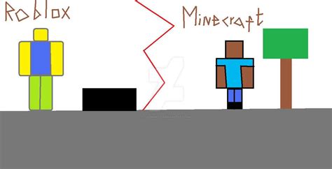 ROBLOX vs MineCraft by thebrony123 on DeviantArt