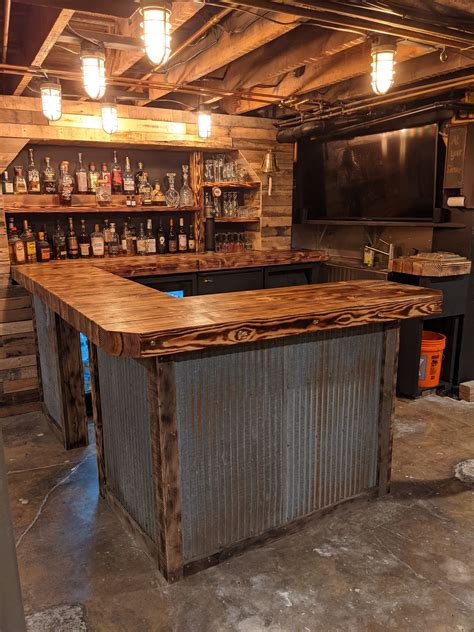 Reclaimed Corrugated Barn Tin Wainscoting | Tin wainscoting, Ranch ...