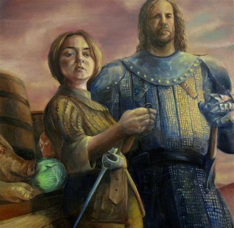 Arya Stark and Sandor Clegane by lowes4dljn on DeviantArt