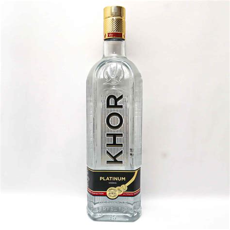 Khor Platinum Vodka 750ml – Tom’s Wine Goa