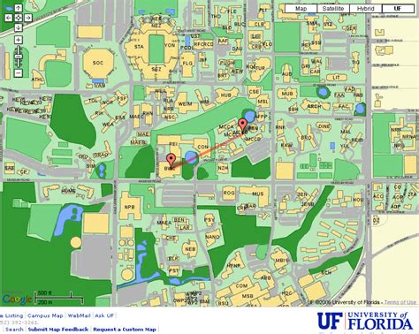 Exploring University Of Florida Campus Map - 2023 Calendar Printable