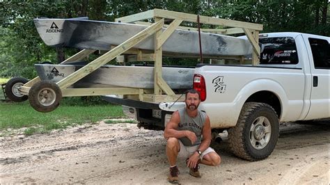 How To Build a Kayak Truck Rack! Inexpensive Easy Build! - YouTube