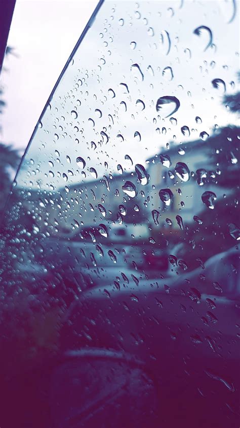 Rain on The window, car, city, deszcz, rain, raining, rainy, samochod, water, HD phone wallpaper ...