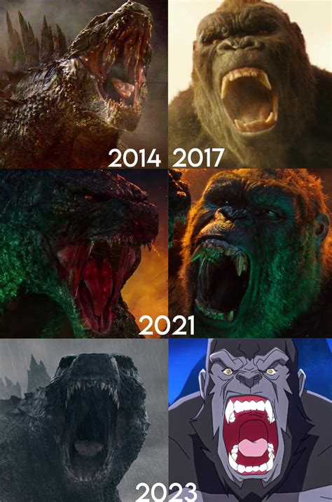 Godzilla and Kong evolution | Godzilla vs. Kong | Know Your Meme