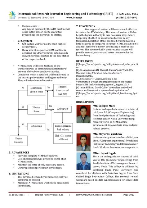 ATM Robbery Prevention Using Advance Security | PDF