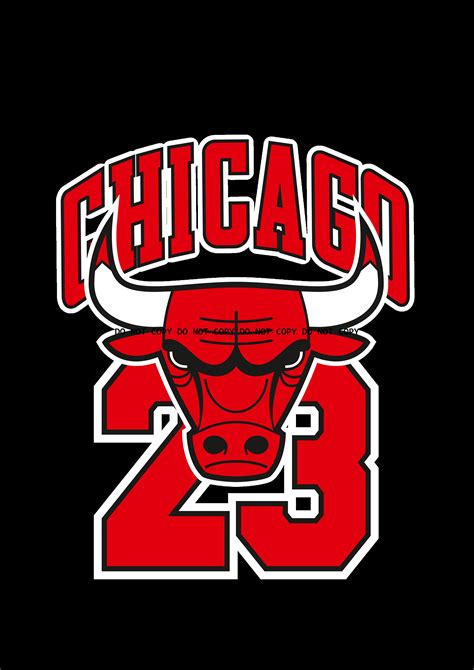 Chicago Bull 23 PNG - Etsy