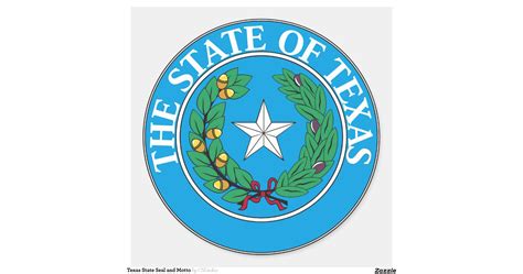 texas_state_seal_and_motto_classic_round_sticker ...