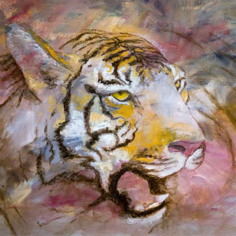 Abstract Tiger Wall Art | Painting