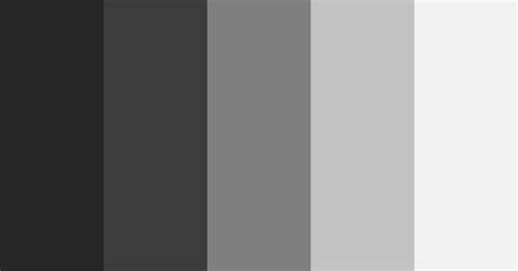 Color Palette generated based on #262626, #3C3C3C, #7F7F7F, #C2C2C2 ...