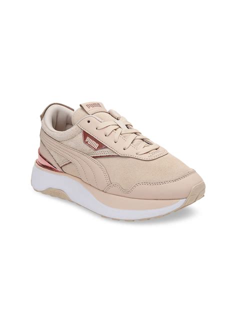 Buy Puma Women Brown Leather Solid Sneakers - Casual Shoes for Women ...