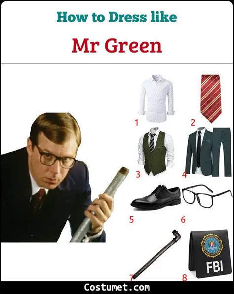 Mr. Green (Clue) Costume for Halloween