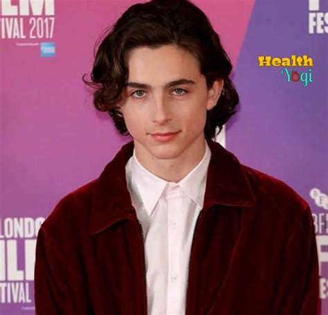 Timothee Chalamet Workout Routine And Diet Plan - Health Yogi