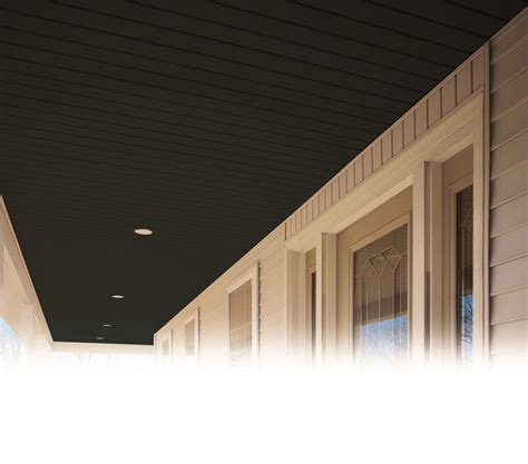 Transform Curb Appeal With Alside's® New Black Vinyl Soffit